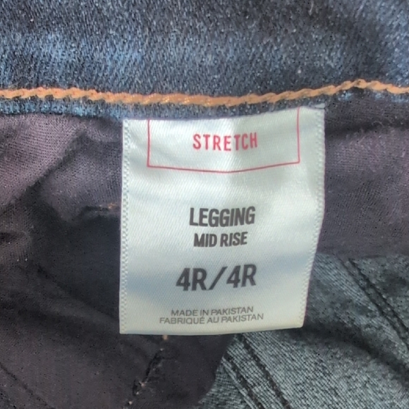 Express Mid Rise Stretch Legging Jeans 4R           -176JH - Picture 8 of 8